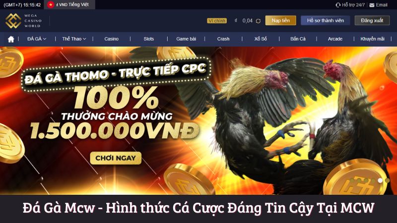 Giới thiệu đôi nét về hình thức đá gà mcw